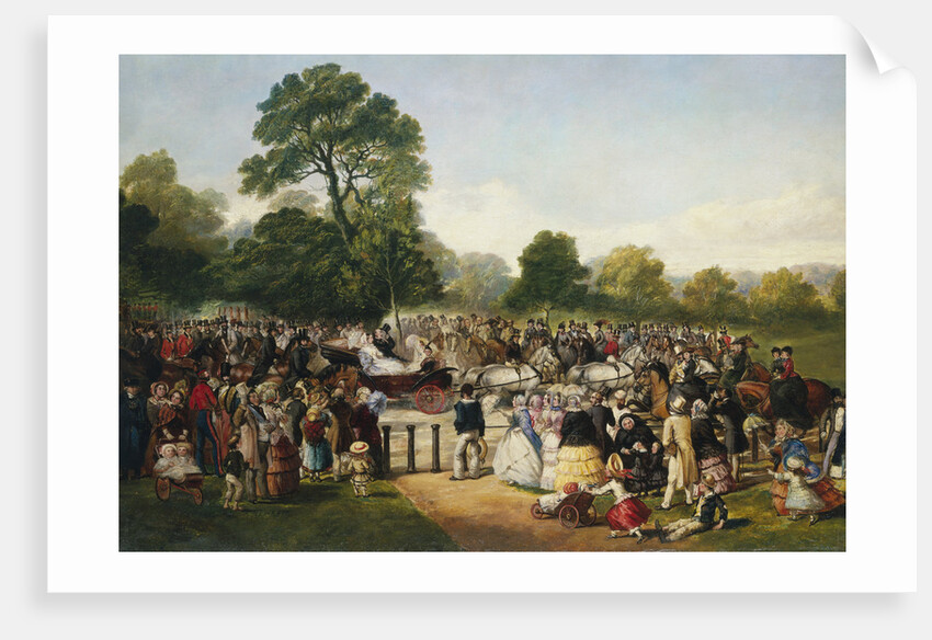 Hyde Park, London, England, Entrance of Queen Victoria by Thomas Musgrave Joy