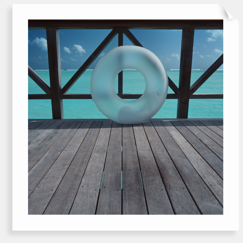 Inflatable rubber ring by Anonymous