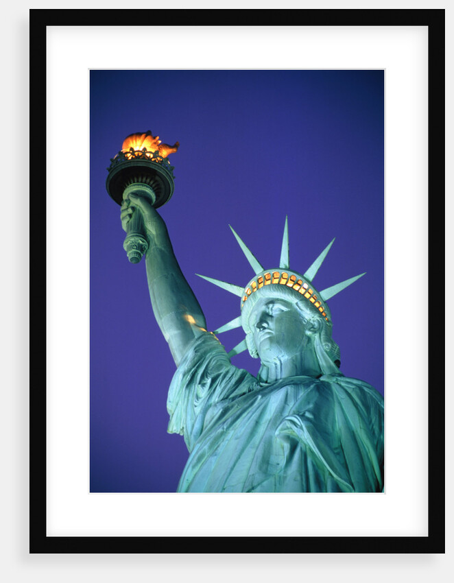 Statue of Liberty in New York City at dusk by Anonymous