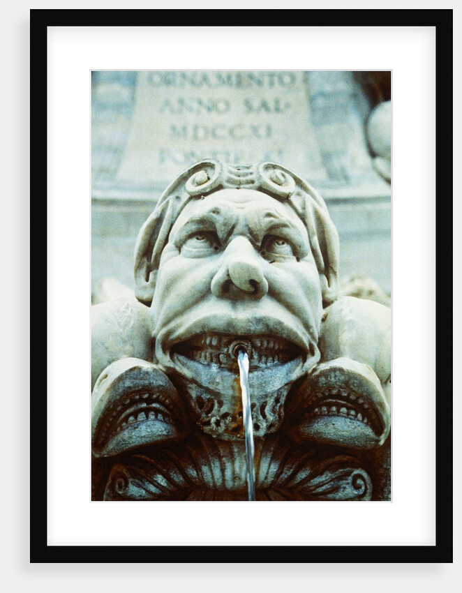 Italy/Rome: figure of fountain in the Piazza della Rotonda by Anonymous