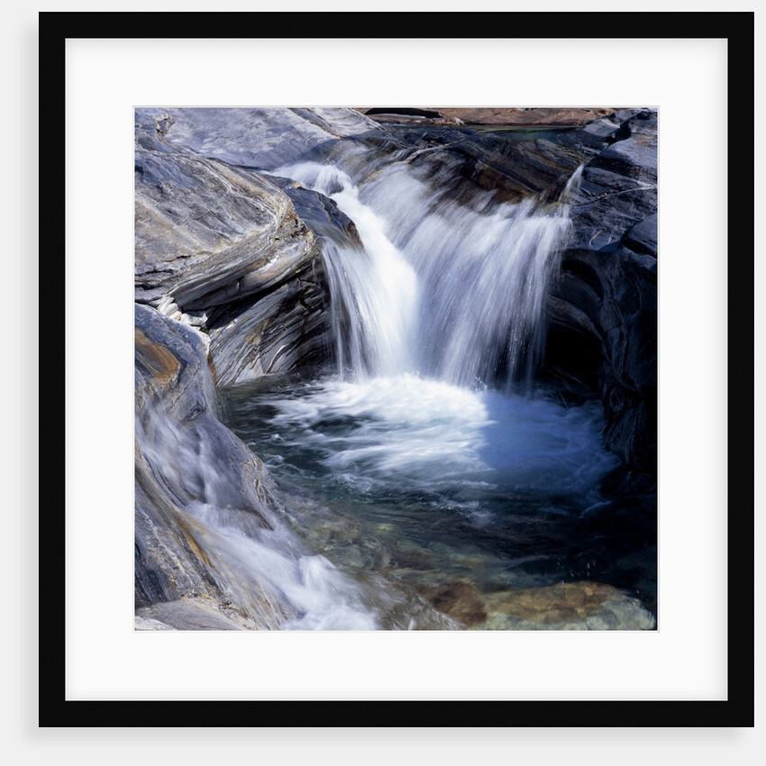 Little waterfall, Tessin, Switzerland by Anonymous