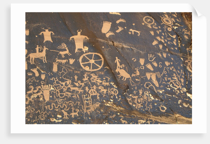 Petroglyphs at Newspaper Rock by Anonymous