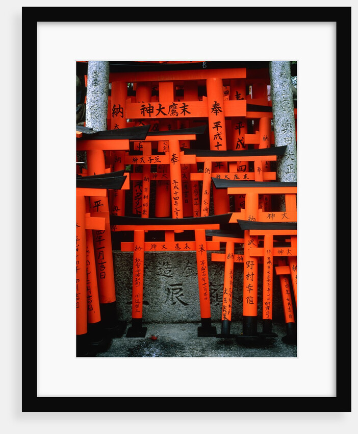 Torii Gates at Fushimi Inari Shrine, Japan, Kyoto by Anonymous