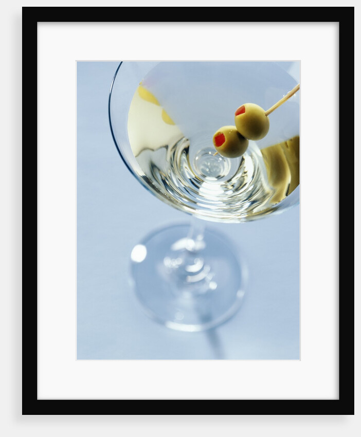 Martini with Olives by Anonymous
