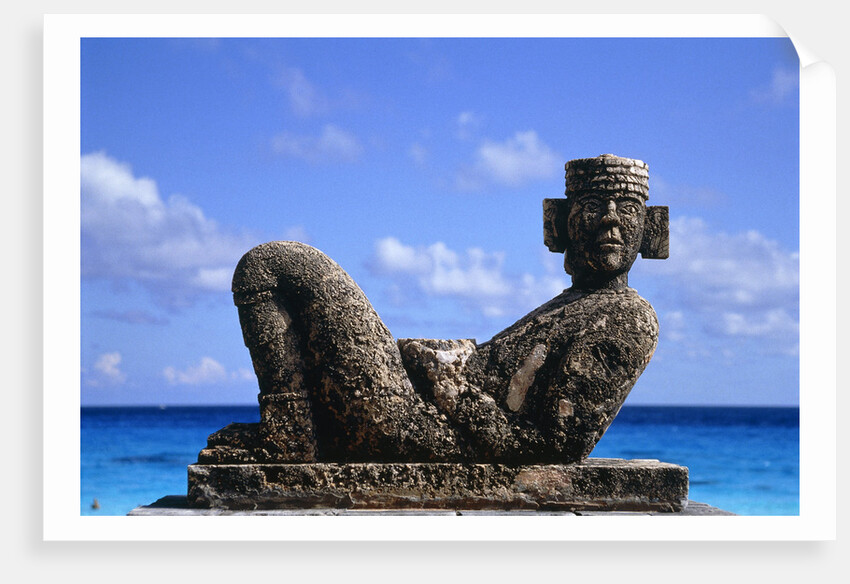 Sculpture by the ocean in Cancun, Mexico by Anonymous