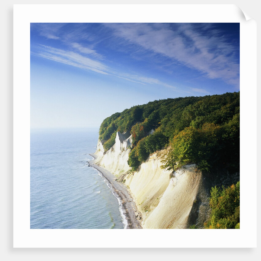 Rocky coastline in the Jasmund Nature Reserve, Ruegen, Mecklenburg-Vorpommern, Germany by Anonymous