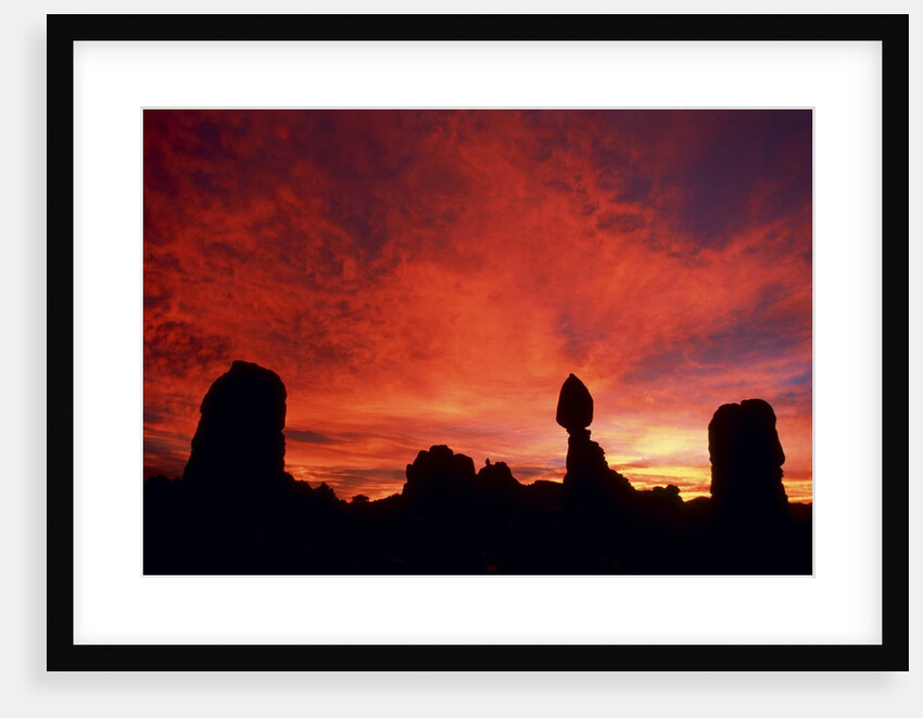 USA, Utah, Arches National Park at sunset by Anonymous