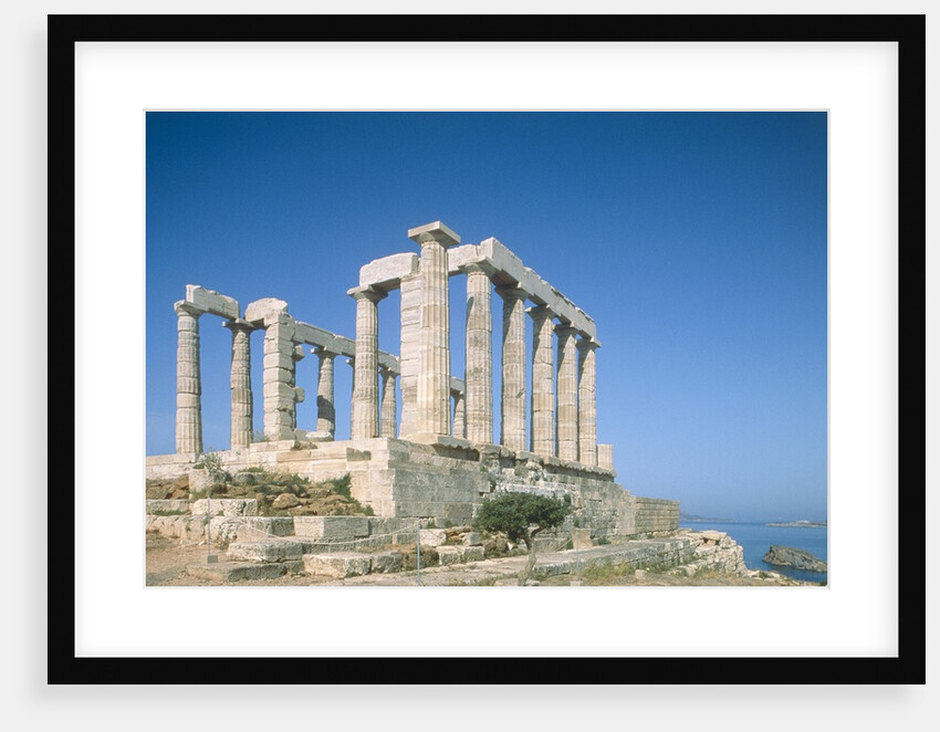Poseidon Temple in the Sounion National Park, Greece, Attica by Anonymous