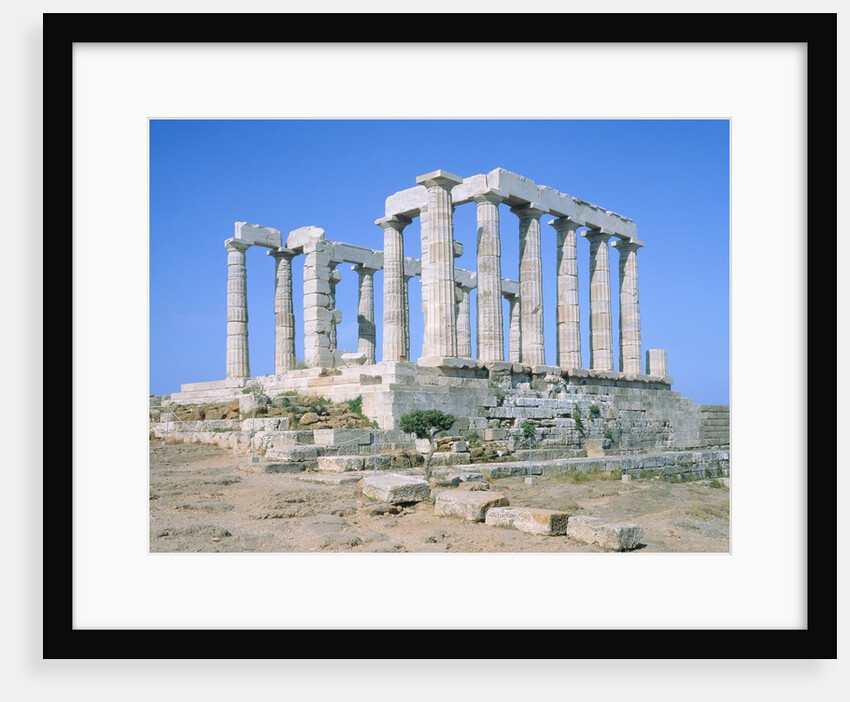 Poseidon Temple in the Sounion National Park, Attica, Greece by Anonymous