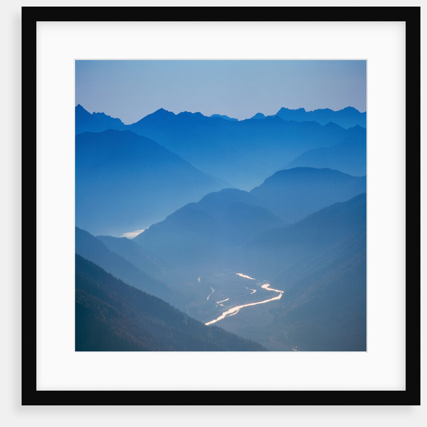 Mist in Mountains near Lake Tegern, Germany by Anonymous