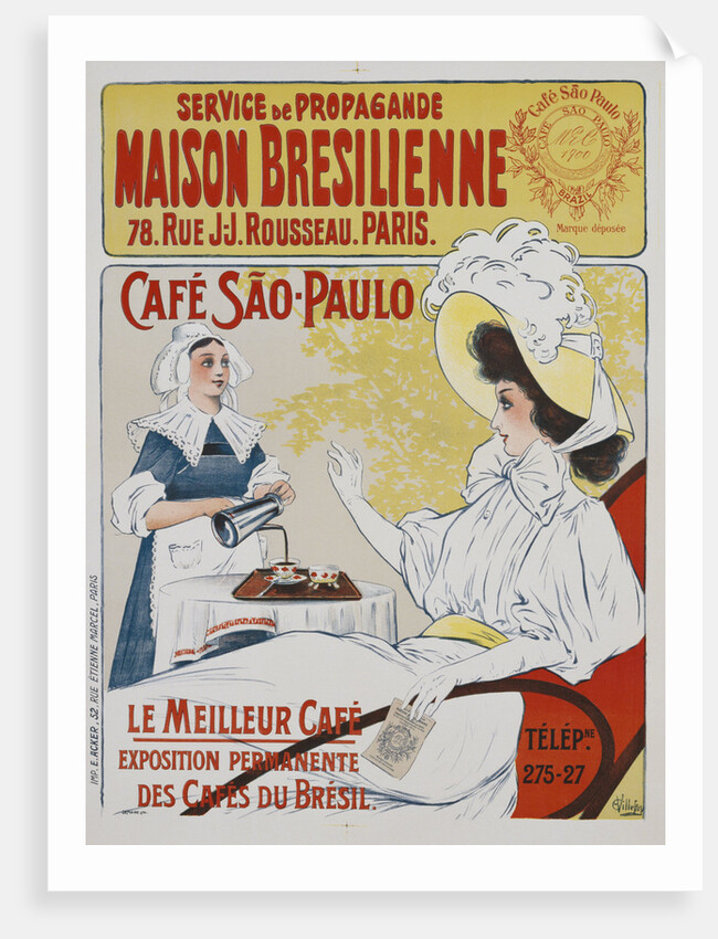Maison Bresilienne Poster by E. Villefroy