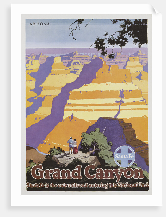 Grand Canyon Poster by Oscar Bryn