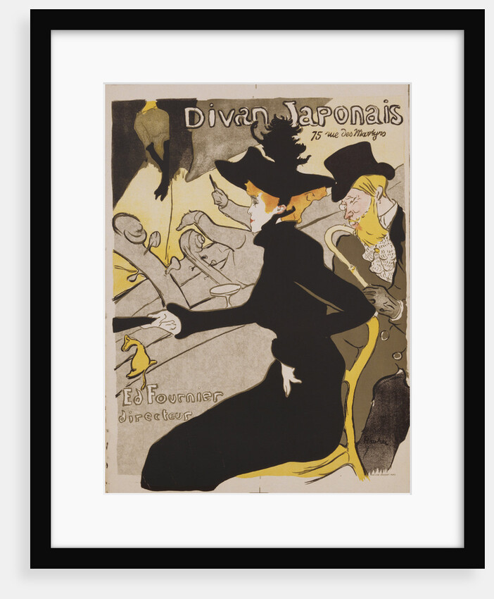 Divan Japonais Poster by Henri de Toulouse-Lautrec
