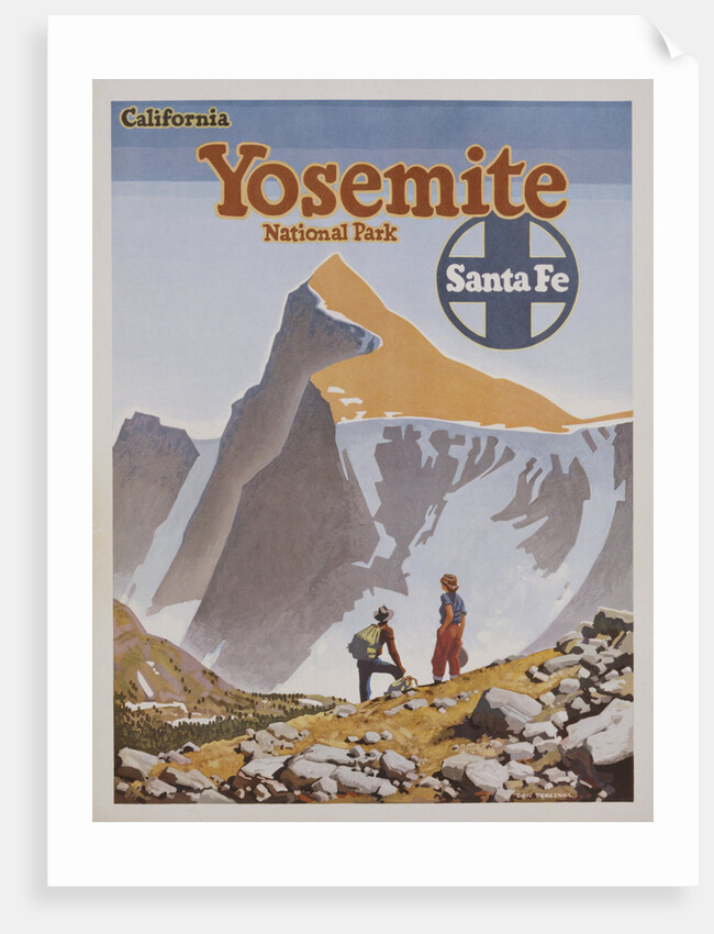 Yosemite National Park Poster by Don Perceval