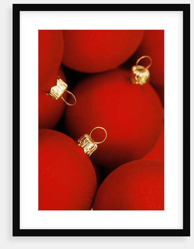 Christmas baubles by Anonymous