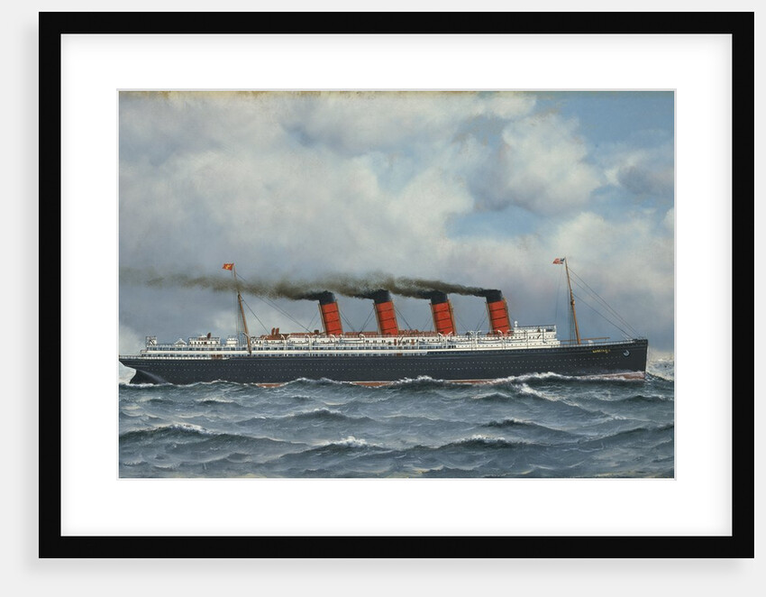S.S. Lusitania by Antonio Jacobsen