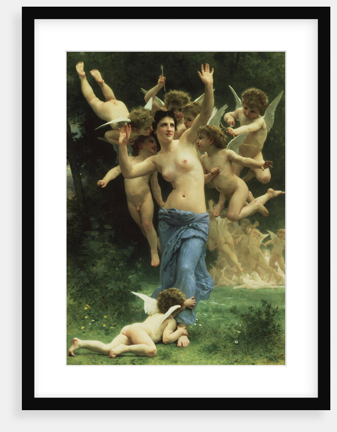Invading Cupid's Realm by William Adolphe Bouguereau