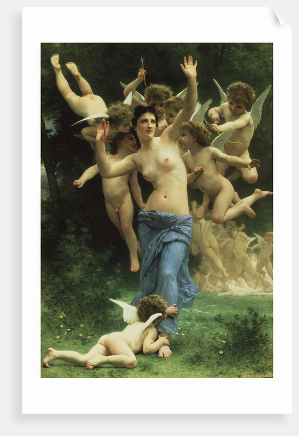 Invading Cupid's Realm by William Adolphe Bouguereau
