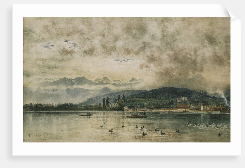 Lake Lucerne, Switzerland by Rudolf von Alt