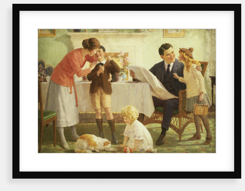 Leaving for School by Percy Tarrant