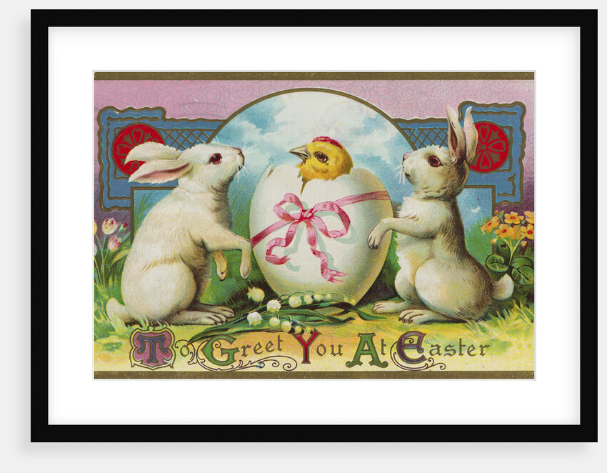 To Greet You at Easter Postcard by Anonymous