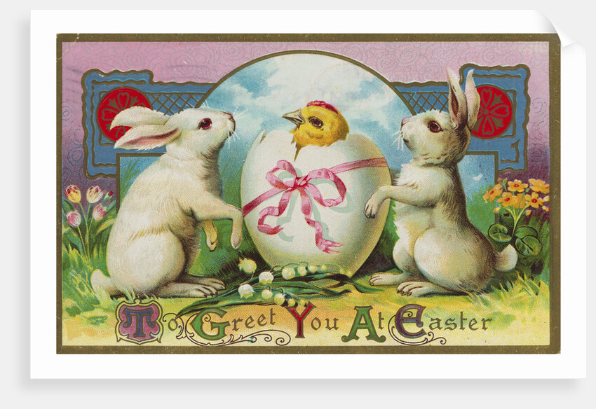 To Greet You at Easter Postcard by Anonymous