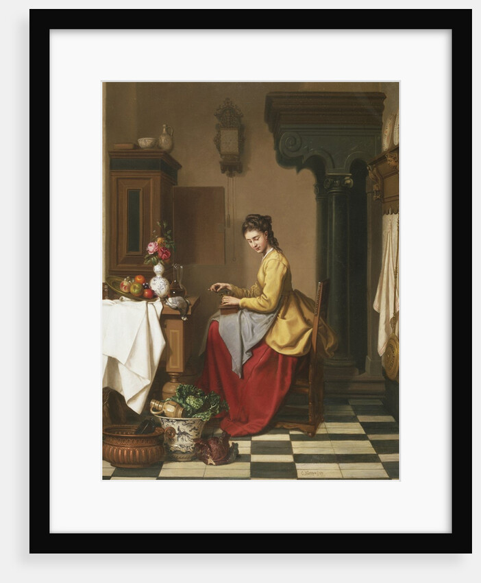 Grinding Coffee by Charles Henri Joseph Grips