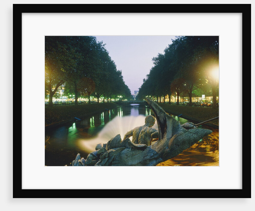 Ditch at the Koenigsallee in Dusseldorf by Anonymous