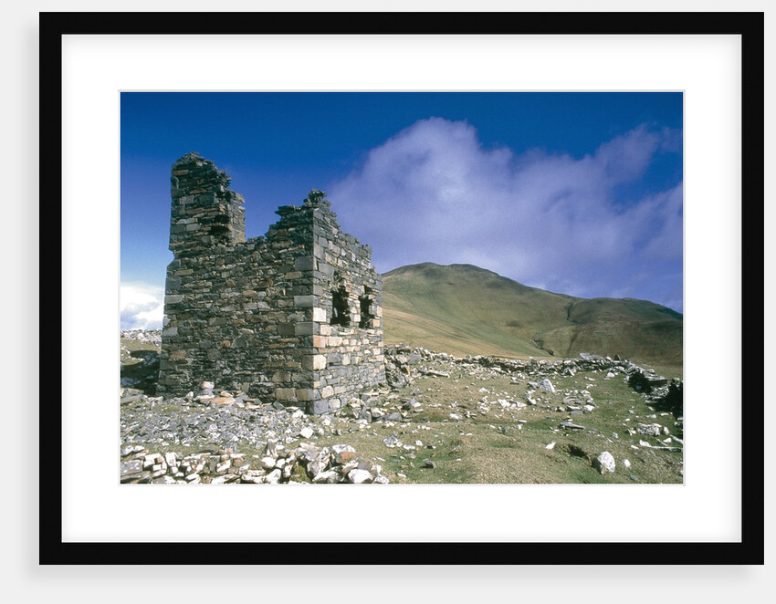 Ruin of stone wall, Clare Island, Ireland by Anonymous