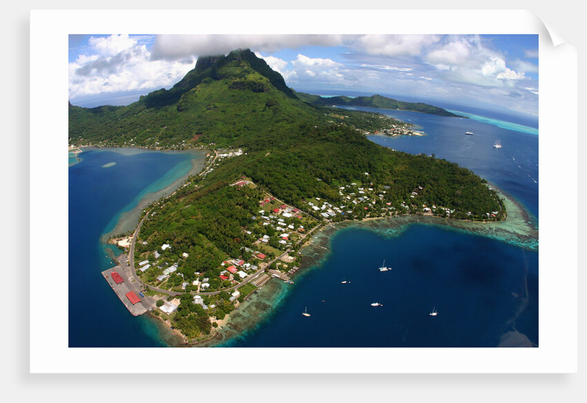 Village on Bora-Bora by Anonymous
