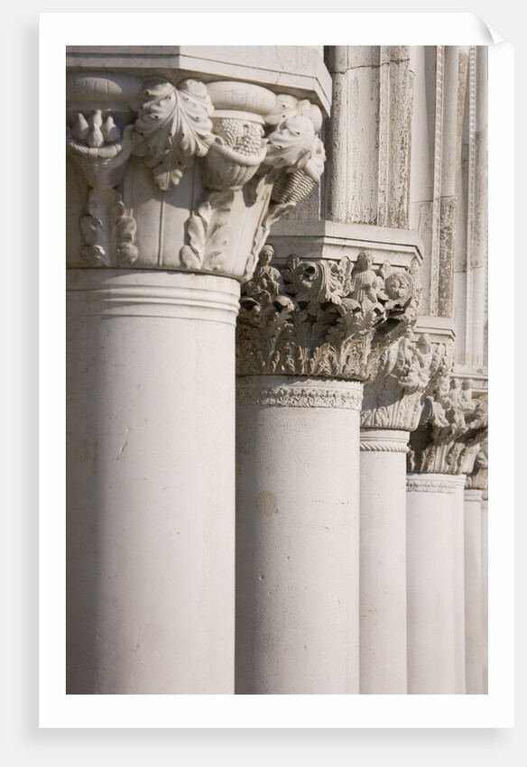 Column Sculptures of Doge's Palace by Anonymous