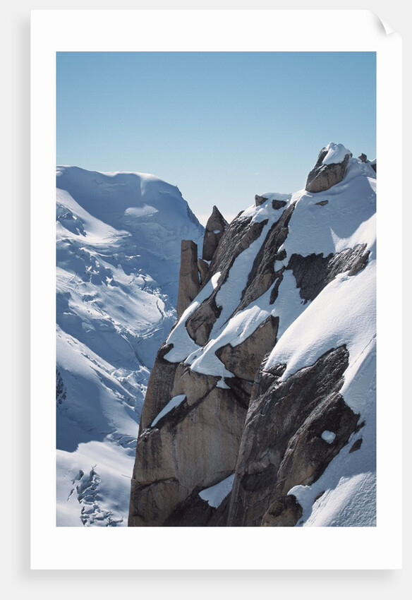 High angle view of a mountain valley by Anonymous