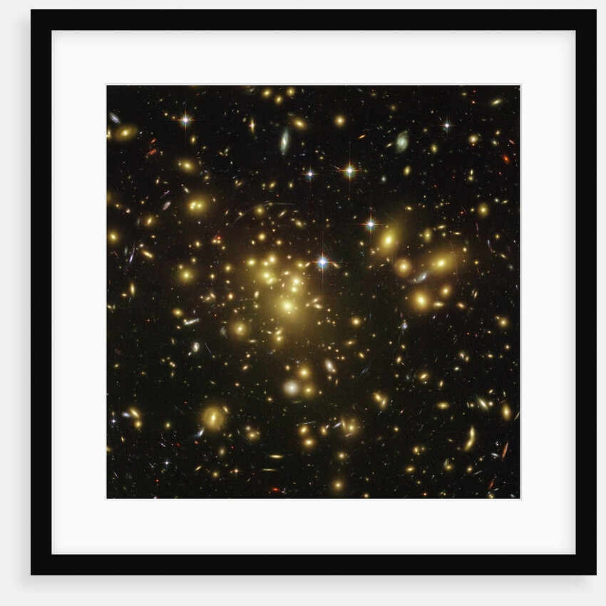 Gravitational Lens of a Galaxy Cluster by Anonymous