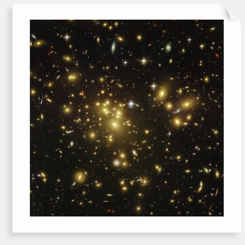 Gravitational Lens of a Galaxy Cluster by Anonymous