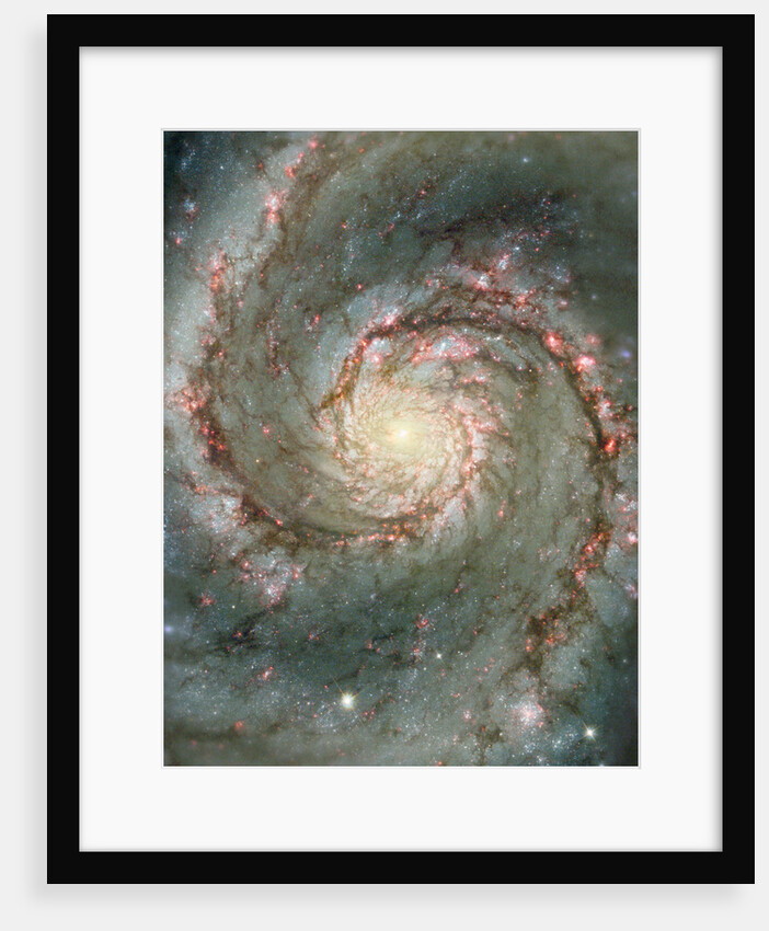 Center of the Whirlpool Galaxy by Anonymous