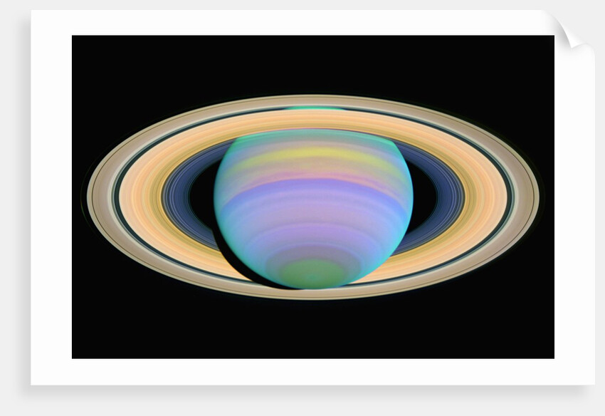 Saturn in Ultraviolet Light by Anonymous