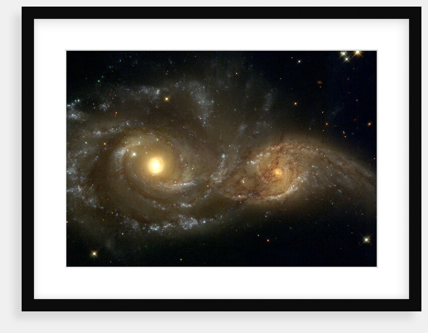 Galaxies Nearly Colliding by Anonymous
