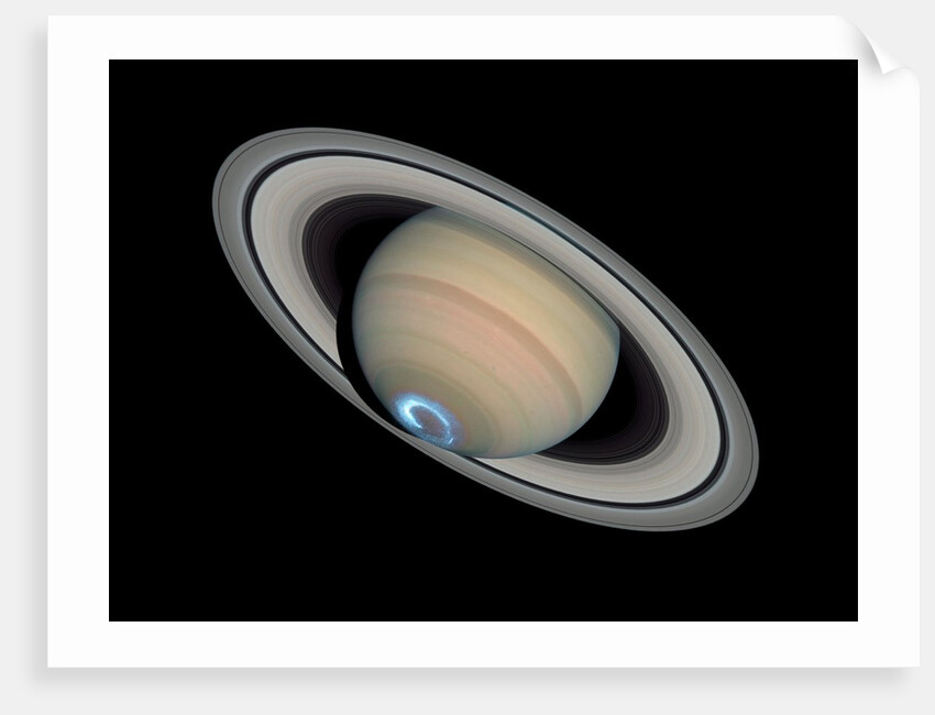 Aurora on Saturn by Anonymous