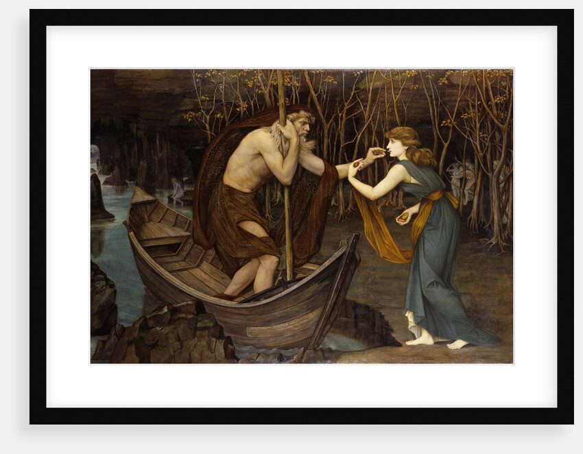 Charon and Psyche by John Roddam Spencer Stanhope