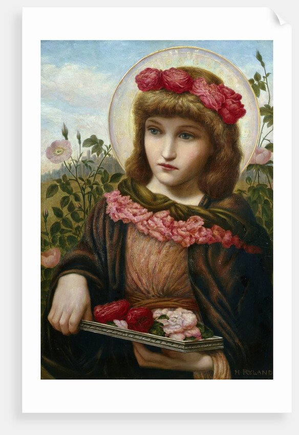 Dorothea and the Roses by Henry Ryland