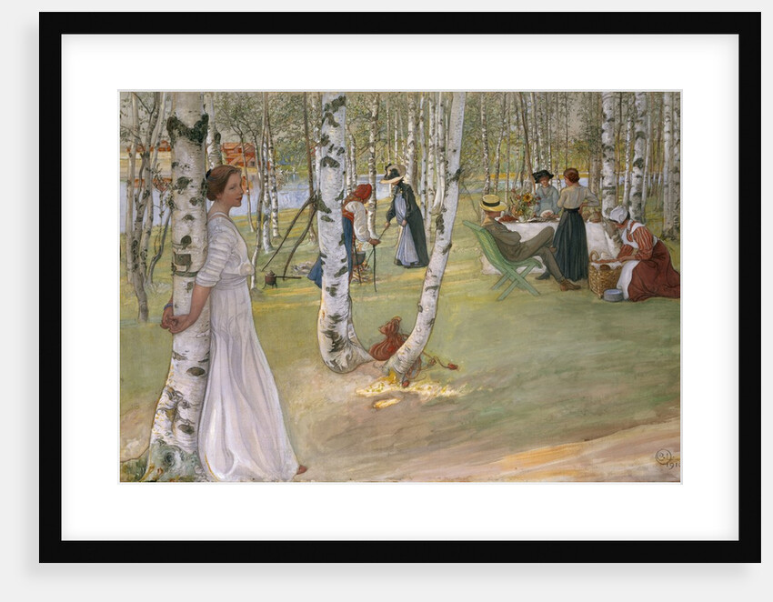 Breakfast in the Open by Carl Larsson