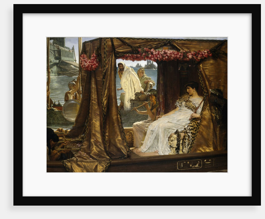 The Meeting of Anthony and Cleopatra, 41 B.C. by Lawrence Alma-Tadema