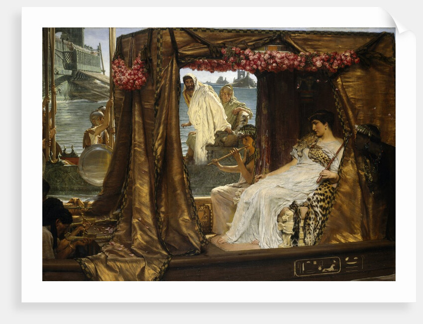 The Meeting of Anthony and Cleopatra, 41 B.C. by Lawrence Alma-Tadema