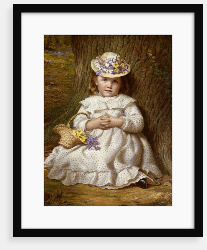 Primroses and Bluebells by Samuel Sidley