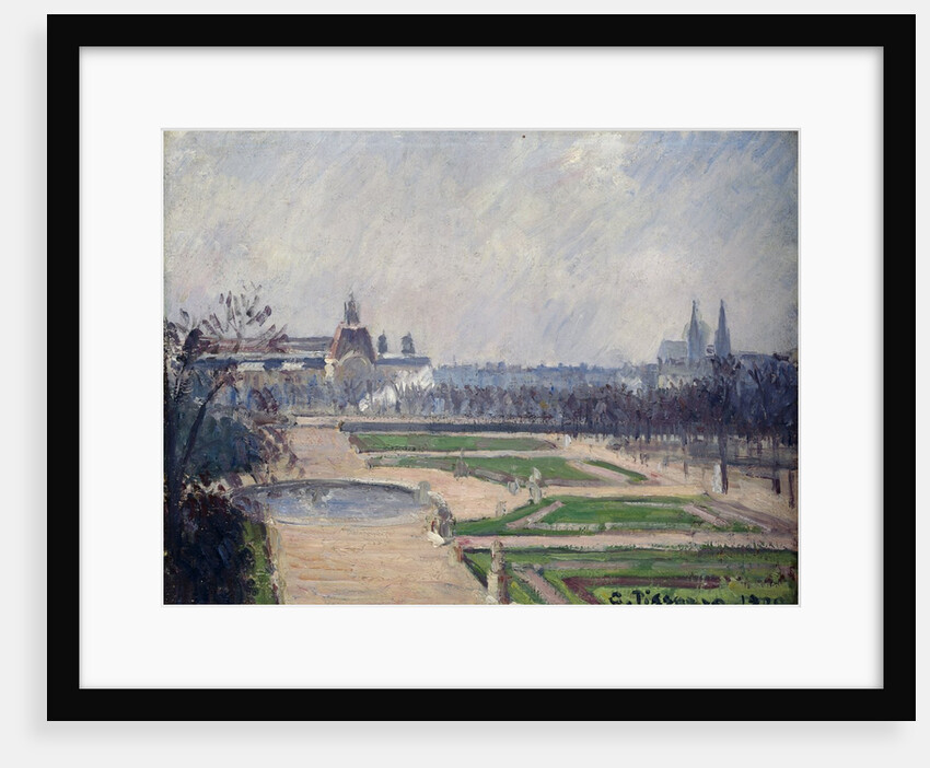 The Tuilleries Basin and the Louvre by Camille Pissarro