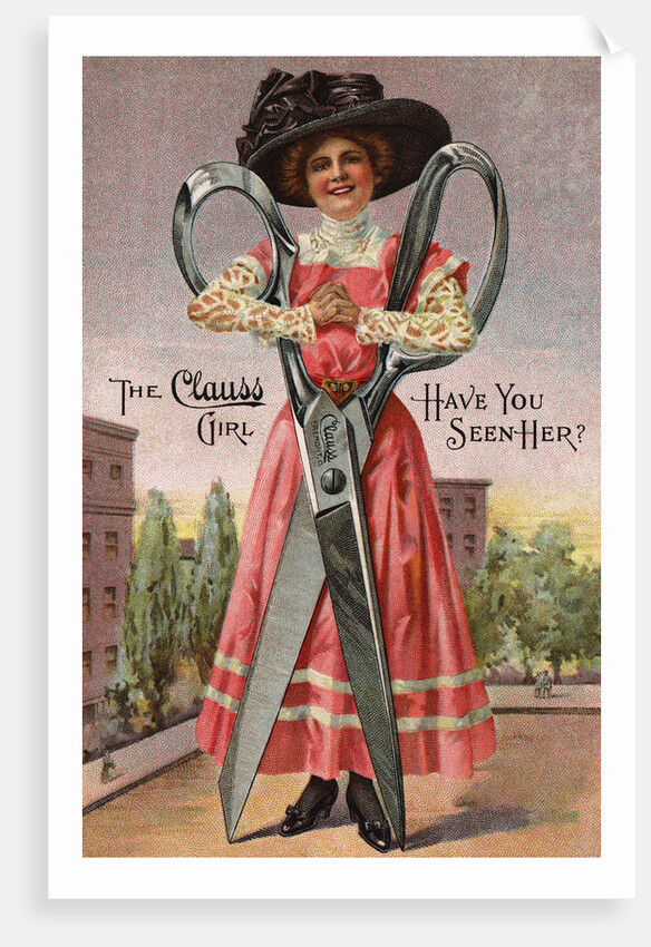 The Clauss Girl Postcard by Anonymous