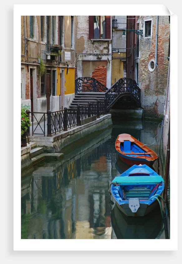 Canal and Small Bridge by Anonymous