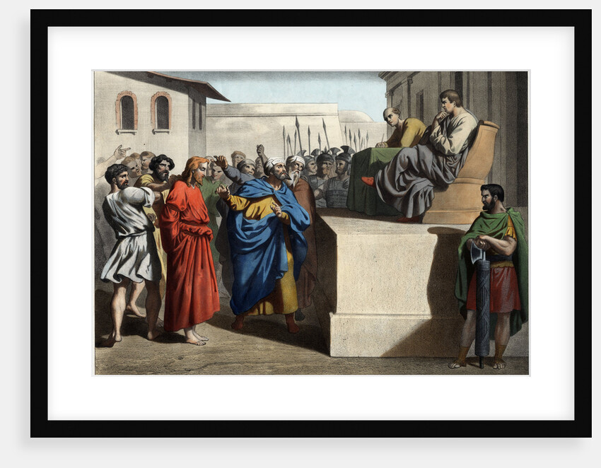 Jesus Christ Before Pilate 19th-Century Print by Anonymous