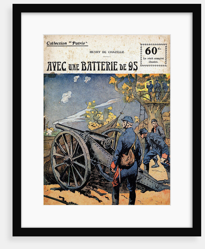 Cover Illustration of With a Battery of 95 by Henry de Chazelle