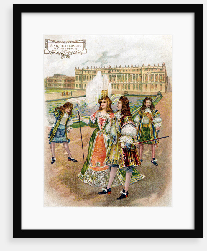 Illustration of Palais de Versailles During the Age of Louis XIV by Anonymous